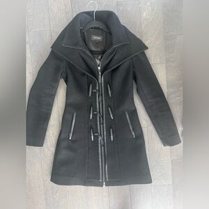 Mackage Black Wool Coat